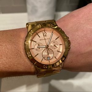 Michael Kors Women's Runway Rose Gold-Tone Watch